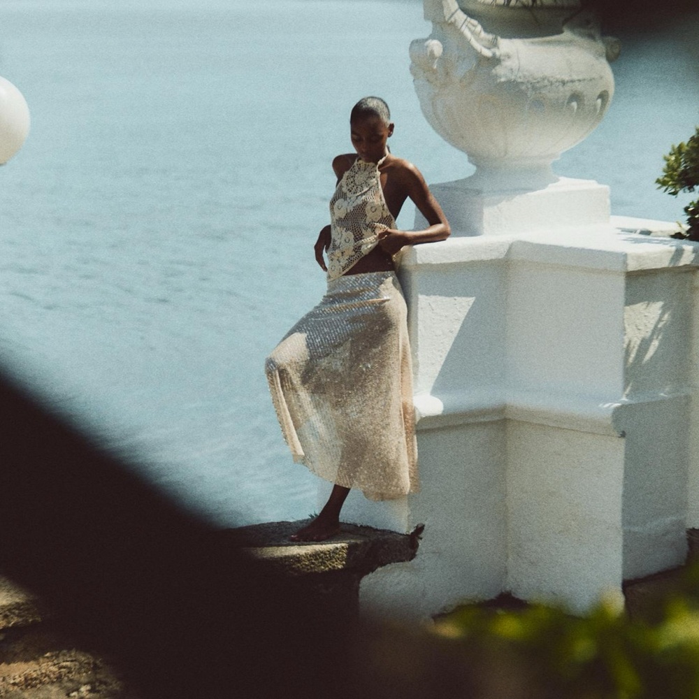 Zara Sequin Skirt Sold Out